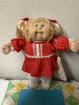 RARE Vintage Cabbage Patch Kid Girl HTF Cornsilk Double Ponies Blue Eyes HM#8 86 - £226.22 GBP