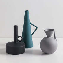 Nordic Style Ceramic Vases with Unique Shape Modern Home Decor - £31.23 GBP+