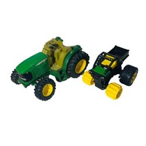 John Deere Bundle VTG Die Cast Tractor &amp; Mini 4.5” plastic Gator Toy READ - £20.62 GBP