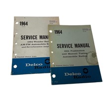 Delco Radio Service Manual Bulletins 1964 No 1 Pushbutton &amp; No 2 Wonder ... - £12.87 GBP