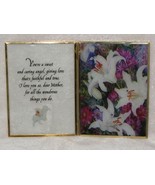 Avon Gift Collection Sunlit Sentiments Glass Card Mother Flower Sun catcher - £19.73 GBP