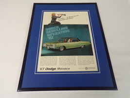 1967 Dodge Monaco Framed 11x14 ORIGINAL Vintage Advertisement - £35.60 GBP