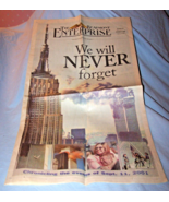 We Will Never Forget-Beaumont Enterprise-TX-Sept. 16, 2001-8 pages - €8,52 EUR