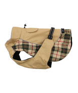 Alpine All-Weather Beige Plaid Waterproof Dog Coat Sizes M-5X - $20.20 - $26.40