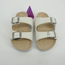 Rampage Girls Shimmer White Slip On Sandal Size 12 New In Box $40 - $17.10