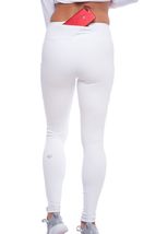 NWT Ladies IBKUL WHITE KNIT PERFORMANCE LEGGINGS GOLF TENNIS PICKLEBALL M L XL image 3