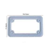 DIY Craft Crystal Number Plate Casting Resin Molds Silicone Mold Epoxy Mould Car - $10.87+
