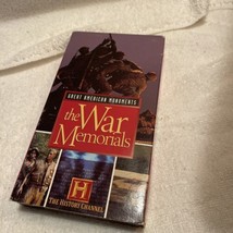 The War Memorials VHS Great American Monuments The History Channel Vintage - £2.12 GBP