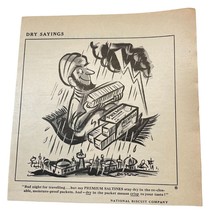 Whitney Darrow Art Print Ad Vintage Premium Saltines Crackers 1955 Magic... - £13.34 GBP