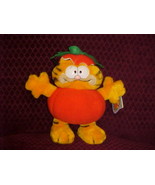 10&quot; Garfield In The Pumkin Patch Plush Toy With Tags By Dakin 1981 - €52,11 EUR