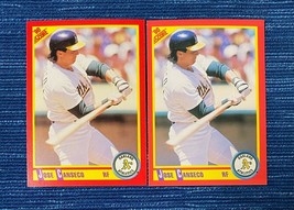 Pair 1990 Score Jose Canseco #375 Oakland Athletics 974A - £0.77 GBP