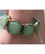 NEW WT Van Heusen Green Iridescent Sparkle Elastic Stretch Bracelet - £10.16 GBP