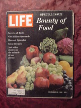 Life Magazine November 23 1962 The Bounty Of Food Cooking Recipes - £10.35 GBP