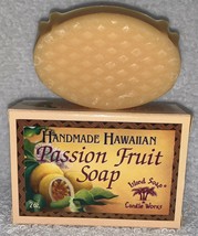Island Soap Candle Works PASSION FRUIT Handmade Hawaiian Bar Soap Pure 2 oz New - £7.77 GBP