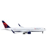 Boeing 767-300ER Commercial Aircraft &quot;Delta Airlines&quot; White with Blue an... - £51.90 GBP