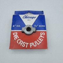 Chicago Die Casting 4 In. x 1/2 In. Single Groove Pulley 400A5 Chicago Die - $18.99