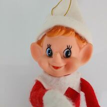 Vintage Pixie Sprite Knee Hugger Bendable Posable Shelf Sitter Xmas Deco... - $24.64