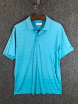 Grand Slam Golf Polo Men&#39;s Shirt Size Medium Green Collared Short Sleeve - £8.63 GBP