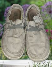 Hey Dude Womens Wendy Shoes Sparkling Pearl Grey Gray Size 7 - $19.99