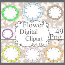 Flower Digital Clipart Vol. 13 - $1.25