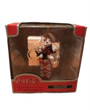 Coca Cola Trim A Tree Collection Polar Bear &amp; Penguin On Can Ornament - £10.24 GBP