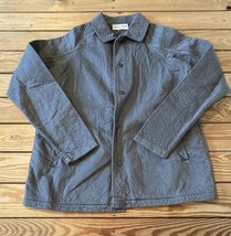 Vollebak Men’s Organic Cotton Algae Dyed Snap front jacket size XS Grey Q6 - £236.61 GBP