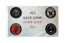 We Support Our Troops - Military Flags 3x5 (Home Of The Free Flag 3x5ft Poly) - £4.62 GBP
