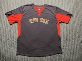 Majestic Cool Base MLB Boston Red Sox #2 Jersey Men’s Size XXL Blue &amp; Red - £23.35 GBP