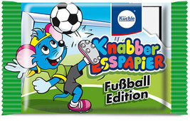 Knabbi Knabber Esspapier Fussball Soccer Editition Edible Paper Free Us Shipping - £4.75 GBP
