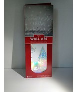 Christmas Foil Wall Art 27.5&quot; x 13&quot; Peel Stick Reposition &amp; Enjoy-NEW-SH... - $34.51 CAD