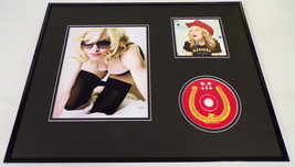 Madonna Framed 16x20 Don&#39;t Tell Me CD &amp; Lingerie Stockings Photo Display - $79.19
