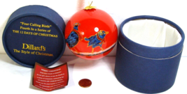 Dillard&#39;s The Style of Christmas &quot;Four Calling Birds&quot; 4th in 12 Days 2011 SG5 - £9.58 GBP
