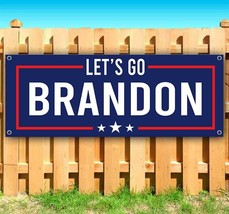 BUY1 GET1 Free Item Lets Go Brandon Advertising Vinyl Banner Trump Biden Funny - £30.27 GBP+