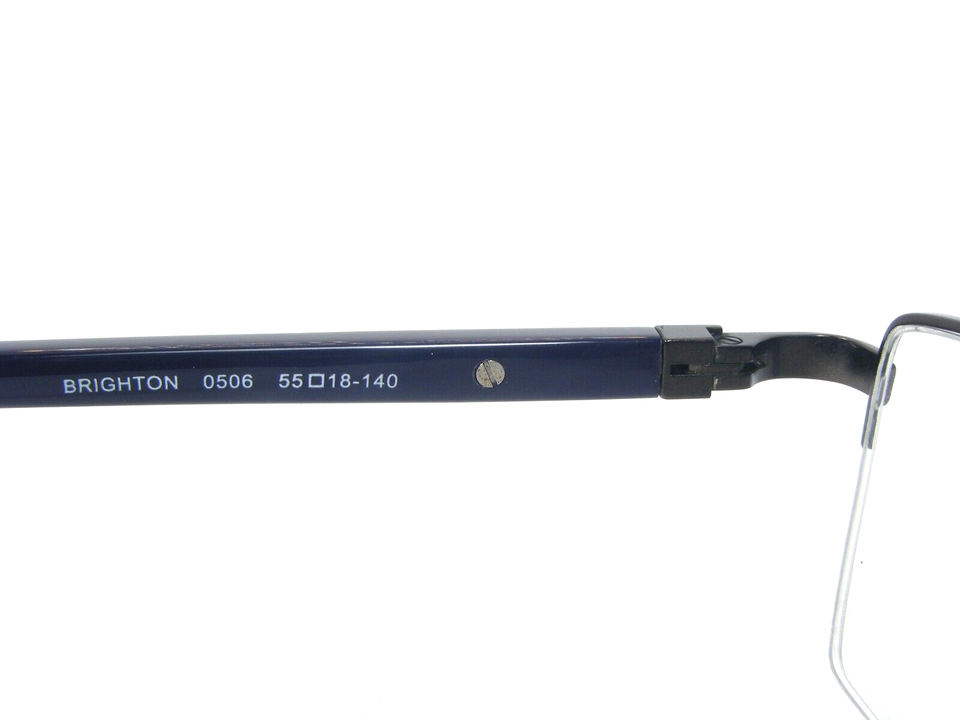 Société des Lunetiers Crizal BRIGHTON 0506 DARK BRONZE /BLUE /EGGPLANT 55-18-140 Item image 10