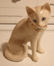 Lenox My Little Darling White Cat Figurine Name Tag Moocha Retired - £18.71 GBP