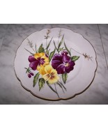 Antique 1876-1886 H&amp;Co Haviland Decorative Plate (Pansy) - £19.69 GBP
