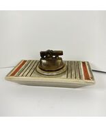 Vintage Desk Lighter F.M.C. Ceramics 1960 1960s Cigarettes Lighter - $19.17 CAD