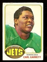 New York Jets Carl Garrett 1976 Topps Football Card # 218 Good - £0.39 GBP