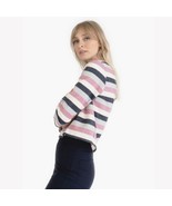 Tribe Alive NWT Striped Box Cut Cotton Pullover Top Women’s Size Large M... - £24.28 GBP