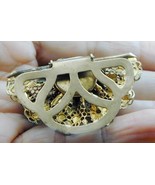 Vintage Gold Tone Filigree Fur Dress Scarf Clip - €25,86 EUR