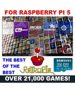 RetroPie 256GB MicroSD Card for Raspberry Pi 5 Over 21,000 RetroPie Games - $1,497.74 MXN