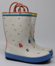 Toddler Girls Cat &amp; Jack Selene Unicorn Waterproof Rain Boot Size 11 NWT - £14.22 GBP