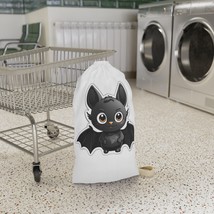 Custom Laundry Bag for Gothic Youth: Bat Creature Print, Durable Polyest... - $31.93+