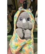Disney Parks Animal Kingdom Baby Rhino in a Hoodie Pouch Blanket Plush Doll - £39.20 GBP