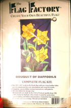 Flag Factory Kit &quot;Bouquet of Daffodils&quot; #63546, 28&quot; x 49&quot;, New - £7.82 GBP