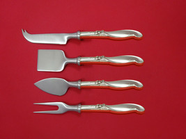 Silver Melody by International Sterling Cheese Serving Set 4pc HHWS  Custom - £202.48 GBP