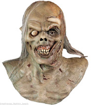 Deluxe Realistic Halloween Costume Water Zombie Horror Latex Mask Zumbi ... - $60.41