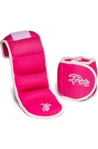 Ankle Weights Set Adjustable (1lb - 5lbs) - 10lbs in Total - Pink - £31.14 GBP