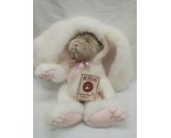 Boyds Bear Head Bean Collection Dressed As Easter Bunny Stuffed Animal P... - $43.55