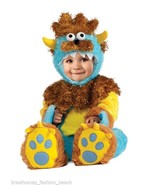 Halloween Teeny Meanie Monster Romper Costume Baby 6-12 Months Fantasia ... - £23.97 GBP